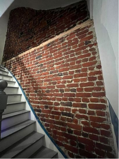 Entrée en cours de chantier, vue 2